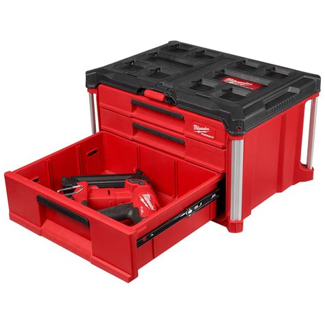 steel tool box 3 drawer|milwaukee packout 3 drawer sale.